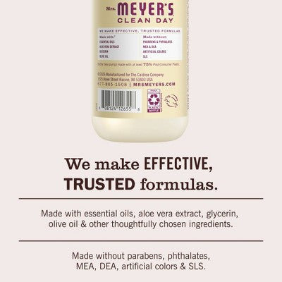 Mrs. Meyer's Clean Day Liquid Hand Soap - Vanilla - 12.5 fl oz