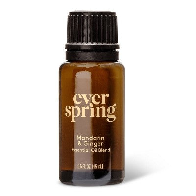 Mandarin & Ginger Essential Oil Blend - 0.5 fl oz - Everspring