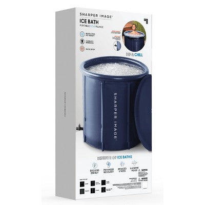 Sharper Image Ice Bath Portable 31.5" Inflatable Pool - Navy (LOCAL PICKUP ONLY)