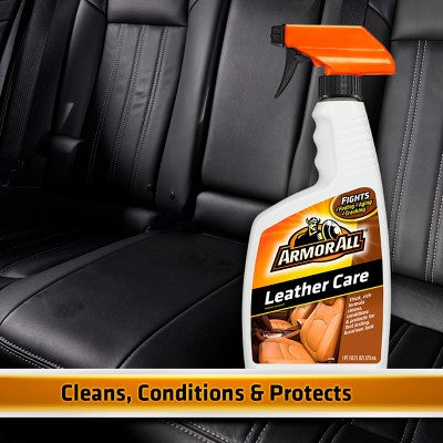 Armor All 16oz Leather Care Automotive Protector: Vehicle Leather Conditioner & Cleaner, Car Interior Protection Liquid