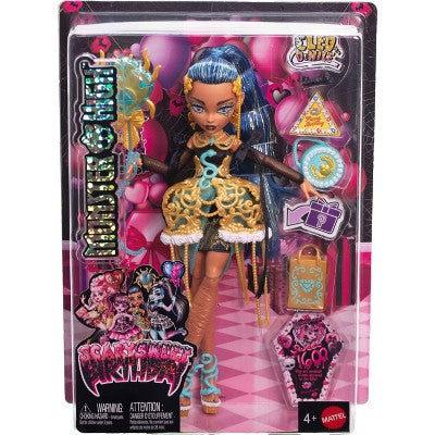 Monster High Scary Sweet Birthday Cleo De Nile Doll in Party Dress