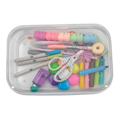 Large Hard Sided Case Clear - up&up