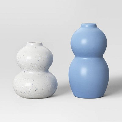 2pk Bud Vase Blue - Room Essentials