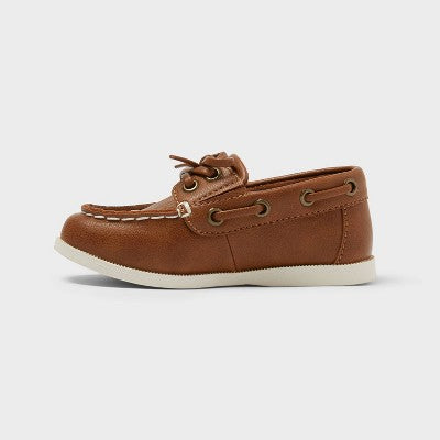 Toddler Hampton Boat Shoes - Cat & Jack Cognac 10T