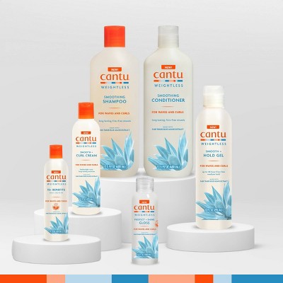 Cantu Weightless Smooth + Curl Enhancer Cream - 10oz
