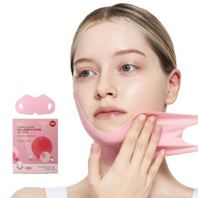 Round Lab Camellia Deep Collagen V Lifting Gel Mask: Brightening, Hydrating, Niacinamide, Normal Skin