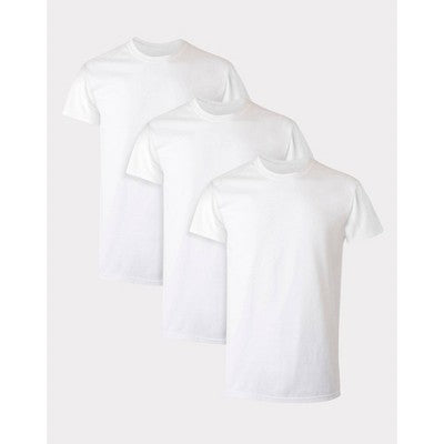 Hanes Men's 3pk Undershirts - White M