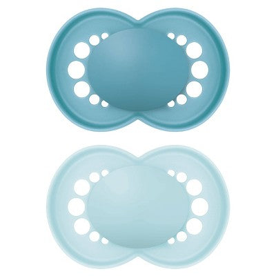 MAM Non-Deco Pacifier 16+ Months - Boy - 2pk