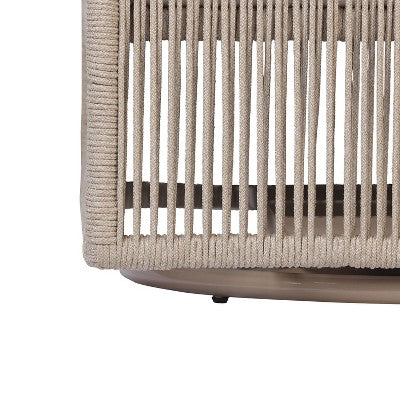 Set of 2 Outdoor 360° Swivel Club Chair Ergonomic Patio Accent Chair with Soft Cushions & Rust-Resistant All-Weather Frame - ModernLuxe (LOCAL PICKUP ONLY)