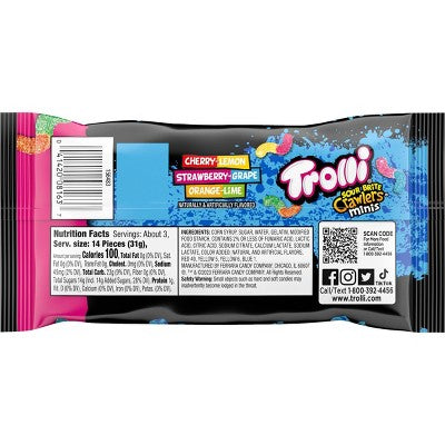 Trolli Sour Brite Crawlers Sharepack - 3.5oz