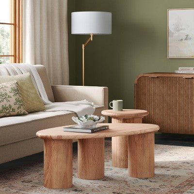 Organic Side Table Natural Wood- Threshold (LOCAL PICKUP ONLY)
