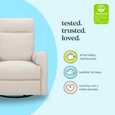 DaVinci Erin Recliner and Swivel Glider - Beach (LOCAL PICKUP ONLY)