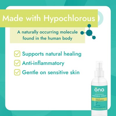 Ona Renewals Antimicrobial Postpartum Perineal Upside Down Recovery Spray Made with Hypochlorous - 3.4 fl oz