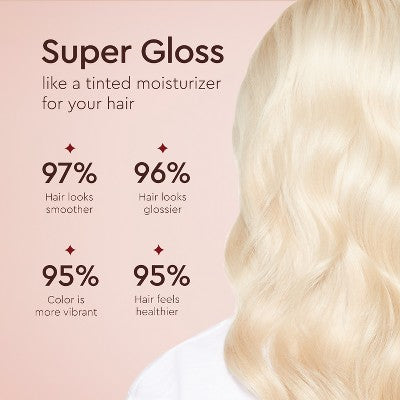 Glaze SuperGloss Color Conditioning Hair Gloss: Vegan, Ammonia-Free Formula with Vitamin E - 6.4 fl oz