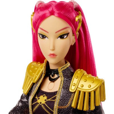 KPop Demon Hunters HUNTR/X Mira Golden Singing Doll in Removable Outfit and 5 Posable Joints