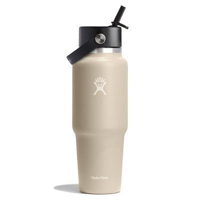 Hydro Flask 32oz Wide Mouth Flex Straw Travel Bottle - Oat