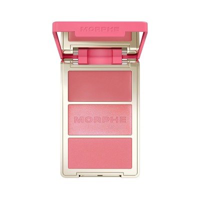 Morphe Cheek Thrills Multi-Finish Face Trio - Blind Date - 10.8g: No Fragrance Added, Talcum-Free, Buildable, Palette