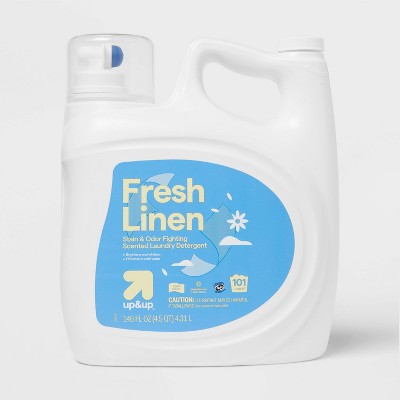 Fresh Linen Liquid Laundry Detergent 101 Loads - 146 fl oz - up&up: Phosphate-Free, Plastic Bottle