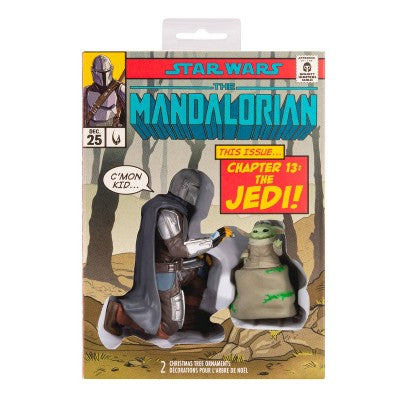 Hallmark 2pc Star Wars: The Mandalorian and Grogu Christmas Tree Ornament Set