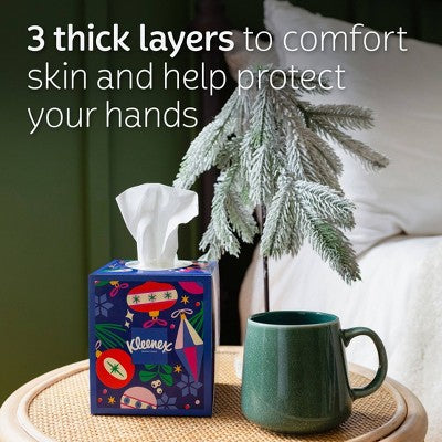 Kleenex Holiday Ultra Soft Facial Tissue - 4pk/240ct
