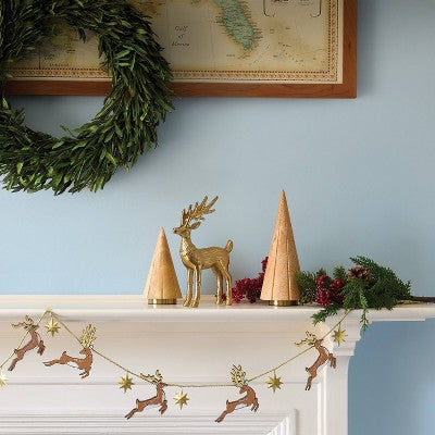 Medium Wood Christmas Tree - Threshold