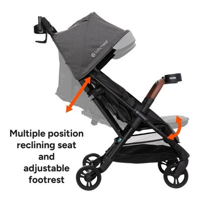 Baby Trend York Compact Side-By-Side Double Full Size Stroller - Cosmic Gray (LOCAL PICKUP ONLY)