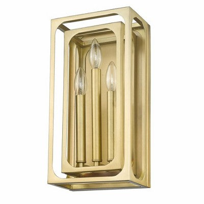 Z-Lite Easton 3 - Light Wall Light in Rubbed Brass
