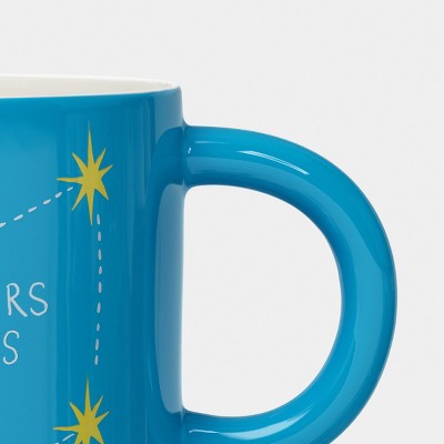 15 fl oz Zodiac My Stars Always Align Mug Blue - Room Essentials