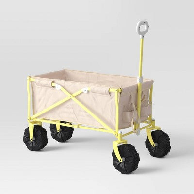 Flat Folding Wagon without Cargo Net Tan - Sun Squad (LOCAL PICKUP ONLY)