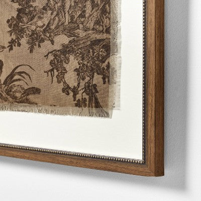 24"x30" Set of 2 Framed Textile Framed Wall Art - Threshold designed with Studio McGee (LOCAL PICKUP ONLY)