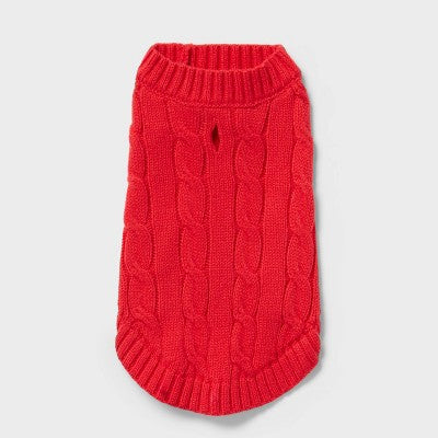 Dog and Cat Sweater Knit - Wondershop Red S