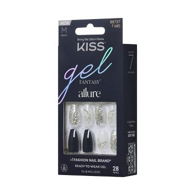 KISS Products Gel Fantasy Allure Fake Nails - Stunned By You - 31ct