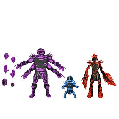 NECA Teenage Mutant Ninja Turtles Mirage Comics Shredder Clones 7" - 3pk