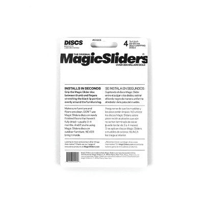 Magic Sliders 4ct 0.875in - 1in Grip Tip