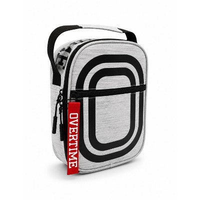 Overtime Big O Dual Compartment Lunch Box - Gray/Black/Red
