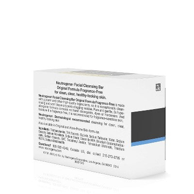 Neutrogena - Transparent Facial Cleansing Bar, Fragrance-Free, 3.5 Oz