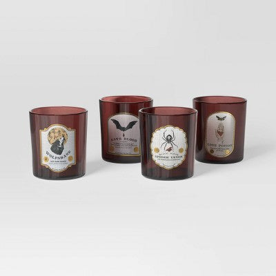 Threshold Potion Tumblers - Set of 4 Glasses - 13.87oz