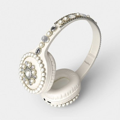 Embellishment On-Ear Headphones - heyday Jewel Cream
