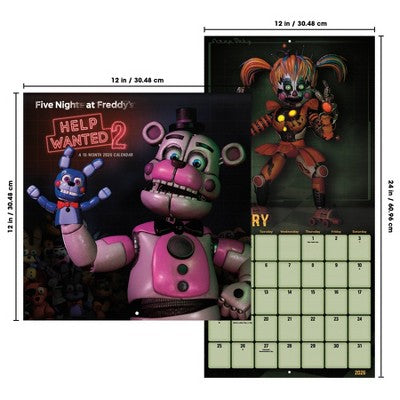 DateWorks 12"x12" 2026 Five Nights at Freddy's Wall Calendar