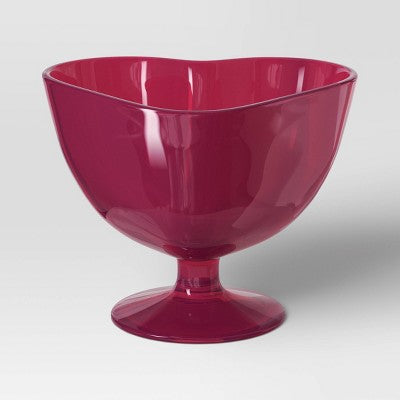 6 fl oz Figural Heart Dessert Bowl Pink - Room Essentials