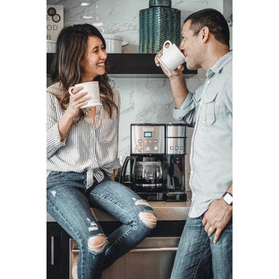 Cuisinart Coffee Center 12 Cup Coffeemaker and Single-Serve Brewer Stainless Steel