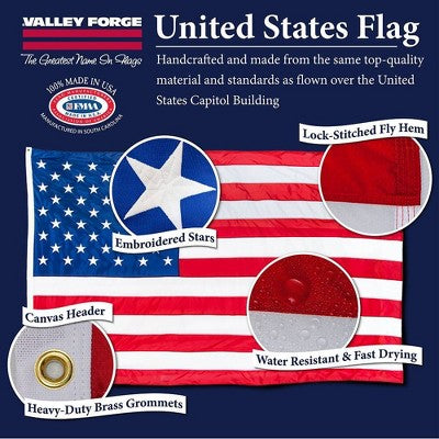 Valley Forge Flag 60"x36" Nylon Flag