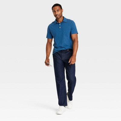 Men's Relaxed Fit Jeans - Goodfellow & Co Dark Wash 34x34