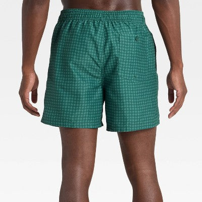 Men's 5" Swim Trunks - Goodfellow & Co Teal Green L