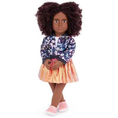 Our Generation Bloomy Blossom Floral Jacket & Skirt Outfit for 18" Dolls
