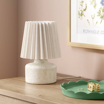 Mini Lamp Faux Wood Light - Room Essentials