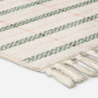 Spring Plaid Scatter Accent Rug - Pink/Green/Ivory - Threshold