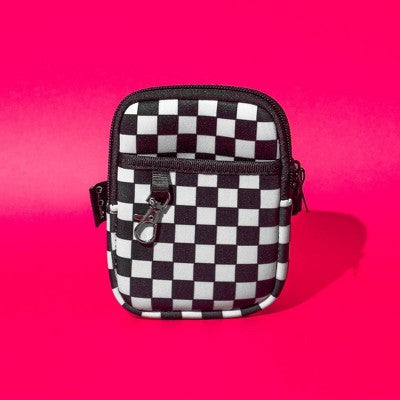 CharCharms Check Pouch White/Black