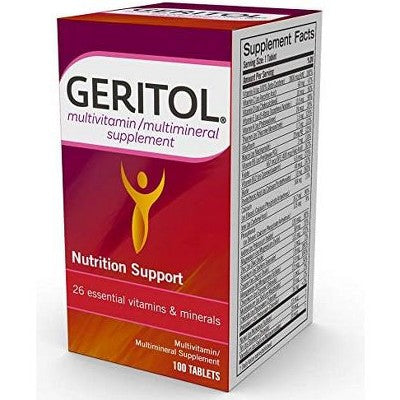 Geritol Multivitamin Nutritional Support Tablets - 100 Count