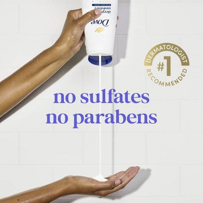 Dove Beauty 24 Hour Lotion-Soft Skin Deep Moisture Nourishing Body Wash - 20 fl oz/2pk: Sulfate-Free, Vegan, For Normal, Combination, Mature, Dry Skin